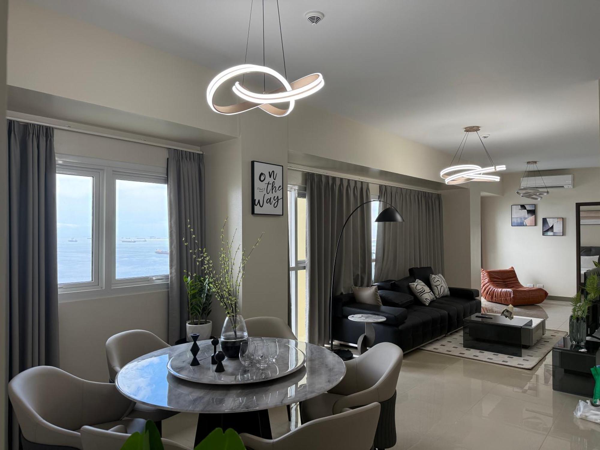 Apartment 175 Sqm Luxurious Modern 3 Bedrooms Facing Bay Sunset, Airports, Okada, Solaire, Moa *