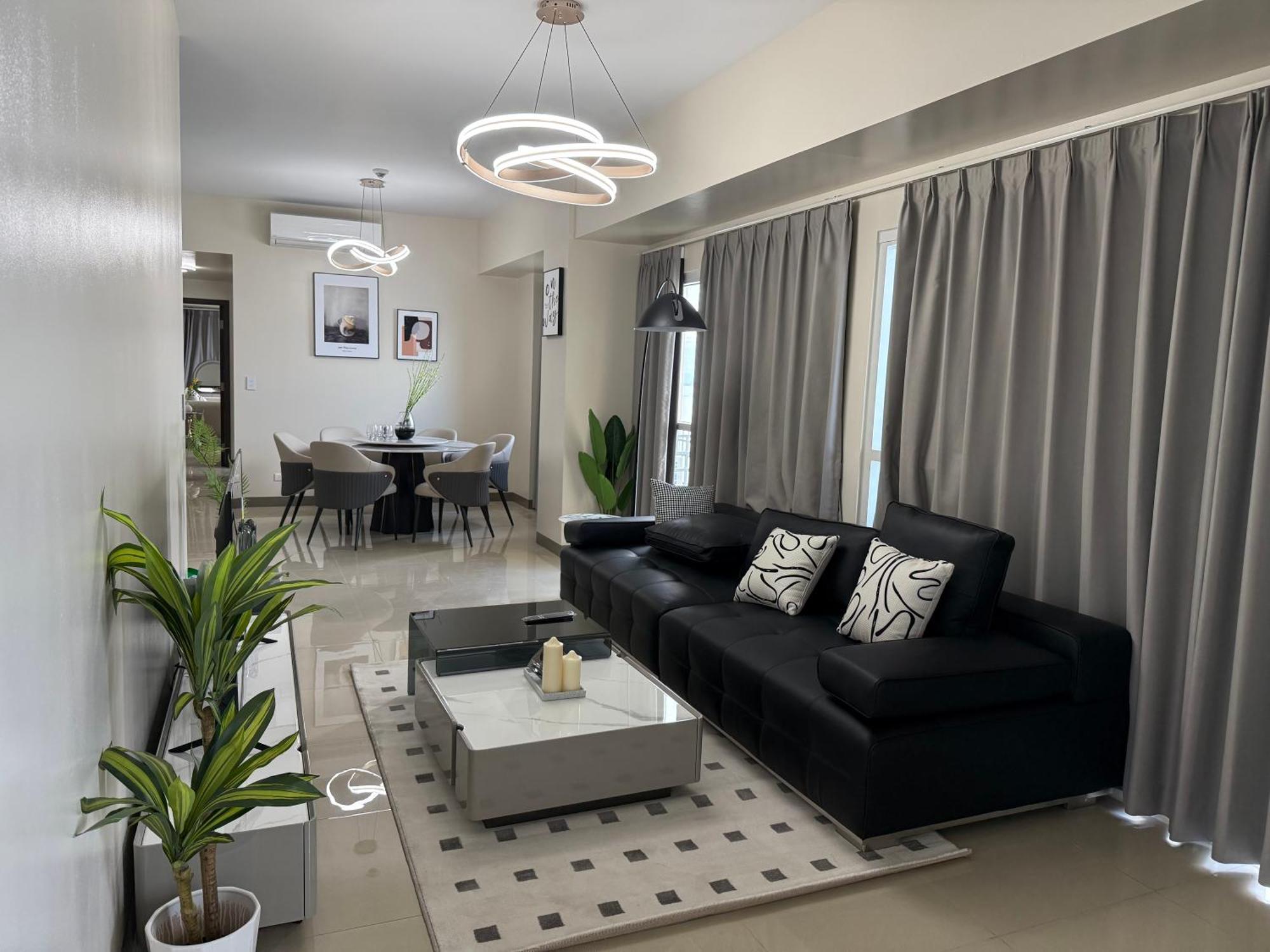175 Sqm Luxurious Modern 3 Bedrooms Facing Bay Sunset, Airports, Okada, Solaire, Moa Apartment