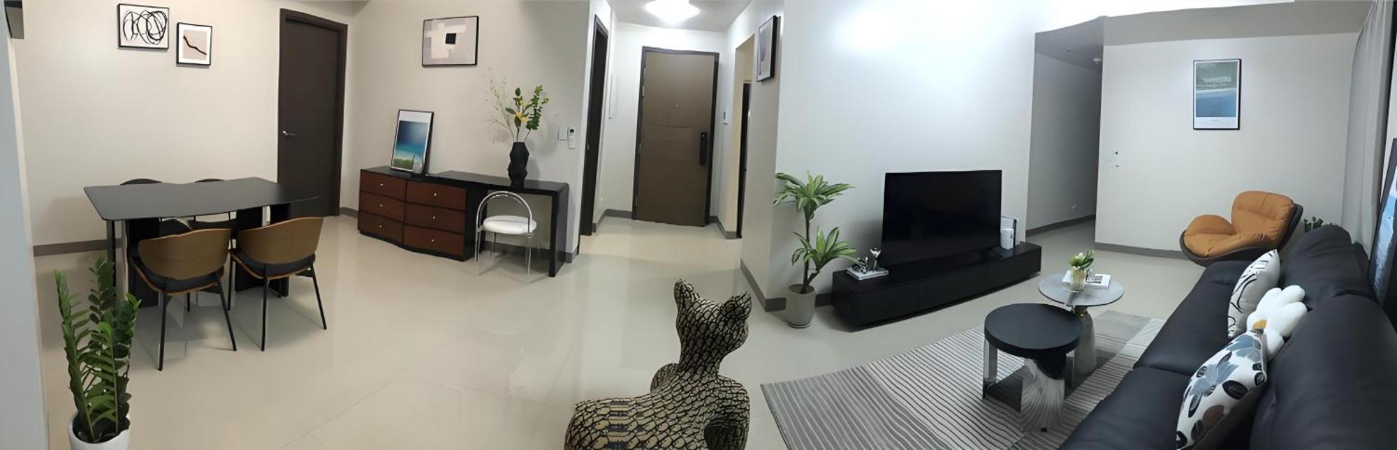 175 Sqm Luxurious Modern 3 Bedrooms Facing Bay Sunset, Airports, Okada, Solaire, Moa Apartment Manila