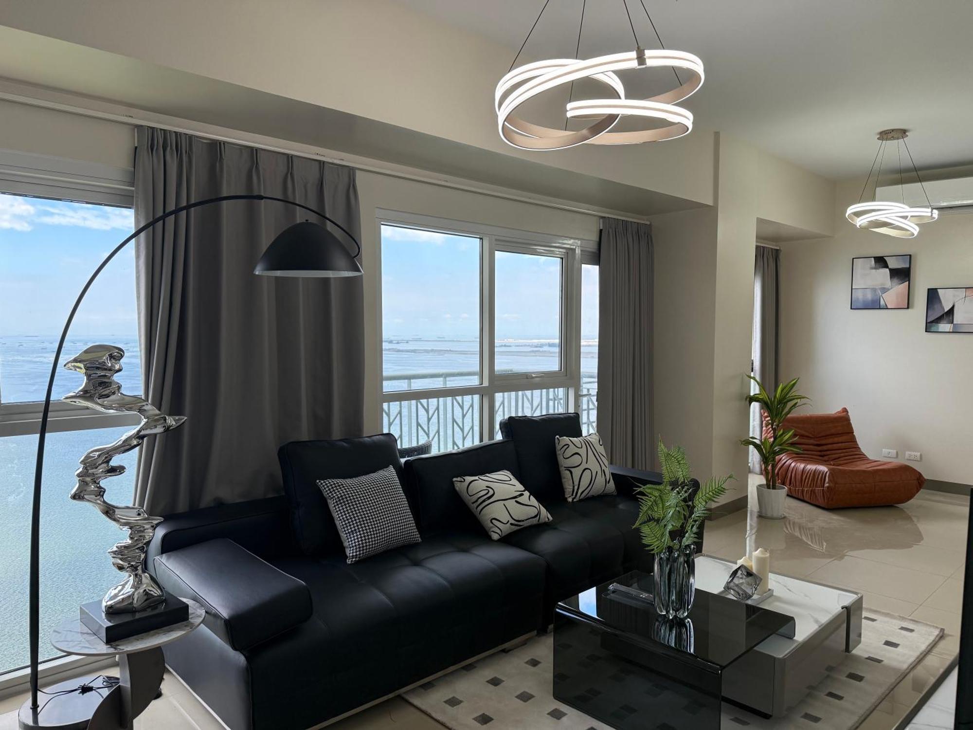 Apartment 175 Sqm Luxurious Modern 3 Bedrooms Facing Bay Sunset, Airports, Okada, Solaire, Moa *